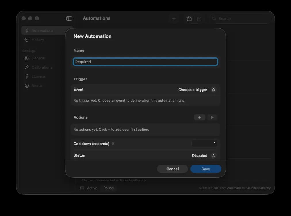 New automation